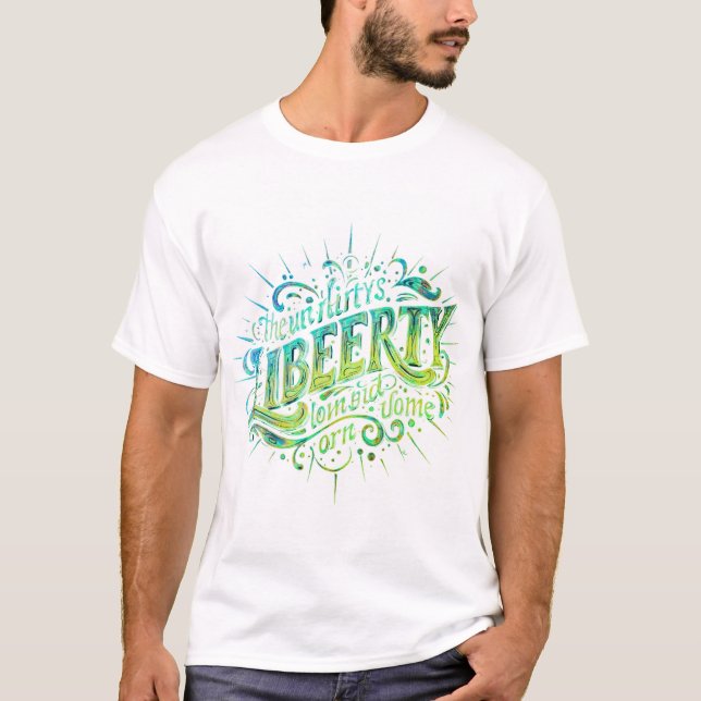 Die Lichtschranken der Freiheit T-Shirt (Vorderseite)