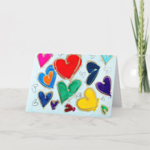 Die Liebe der Lovitude Blank Card liegt in der Luf Dankeskarte