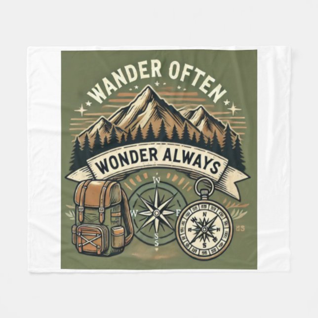 Die Liebe der Natur Fleecedecke (Vorderseite (Horizontal))