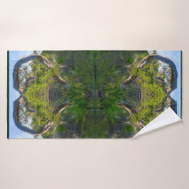 Die Liebe der Natur-Imitats ummantelt Canvas Print Badhandtuch Set