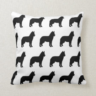 Die Liebe der sibirischen Husky-Hunde Kissen