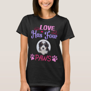 Die Liebe des benutzerdefinierten Fotos hat vier P T-Shirt