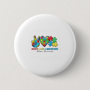 Die Liebe des Friedens und die Sensibilisierung fü Button