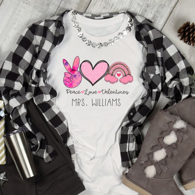 Die Liebe des Friedens Valentins T-Shirt (Von Creator hochgeladen)