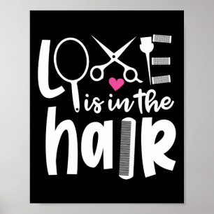 Die Liebe des Friseursalons befindet sich auf der Poster