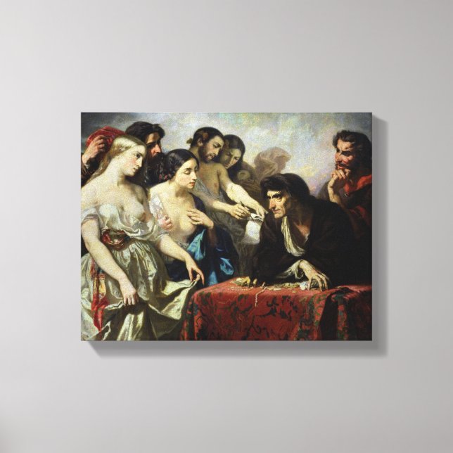 Die Liebe des Goldes, 1844 Leinwanddruck (Vorderseite)