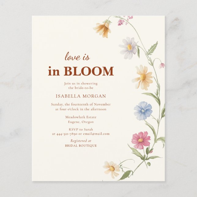 Die Liebe des Haushalts befindet sich im Brautpart (Vorderseite)