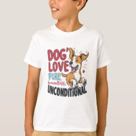 Die Liebe des Hundes ist rein und bedingungslos T-Shirt