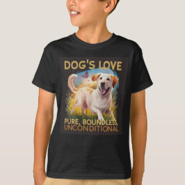 Die Liebe des Hundes ist rein und bedingungslos T-Shirt