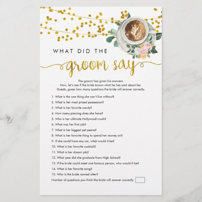 Die Liebe des Kaffees ist das Brechen dessen, was  (Vorderseite)