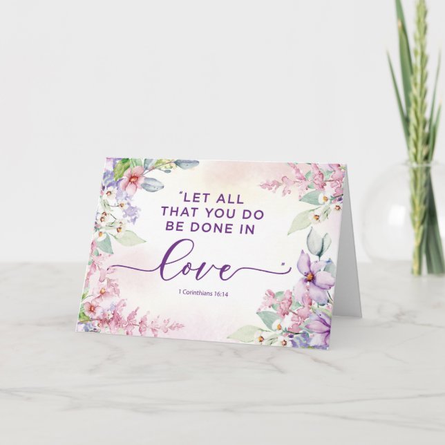 Die Liebe des Valentinstag Karte (Vorderseite)
