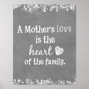 Die Liebe einer Mutter ist das Herzstück des Famil Poster