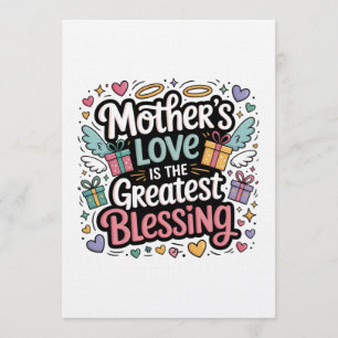 Die Liebe einer Mutter ist der größte Segen Einladung