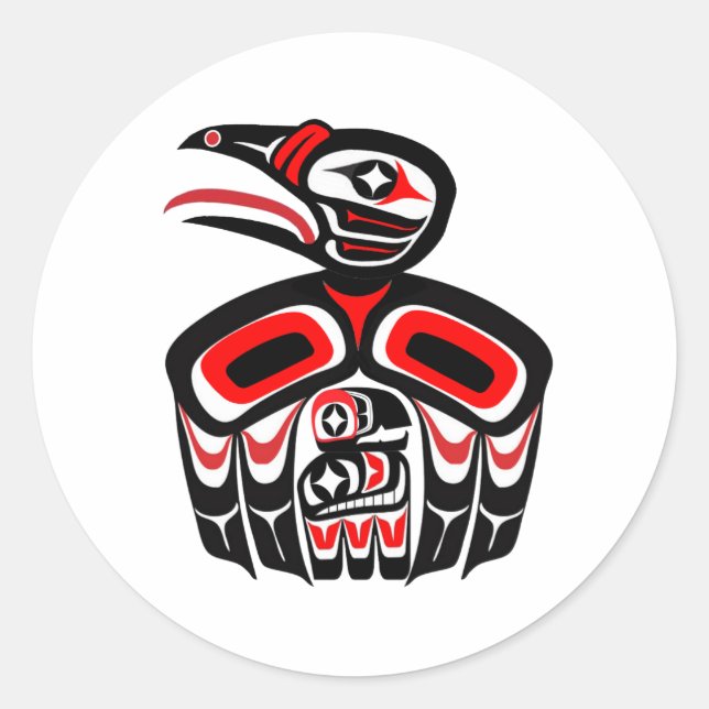 Die Liebe einer Mutter Runder Aufkleber (Vorderseite)