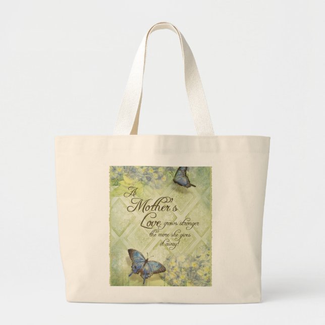 Die Liebe einer Mutter - Taschen-Tasche Jumbo Stoffbeutel (Vorne)