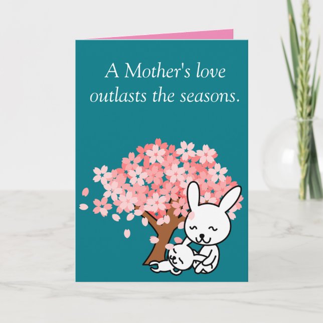 Die Liebe einer Mutter verbietet die Jahreszeiten Karte (Vorderseite)