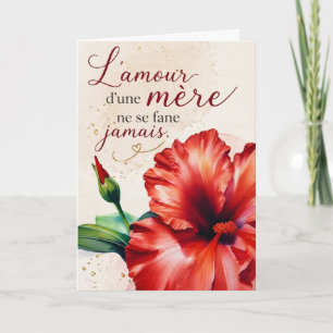 Die Liebe einer Mutter verwelkt nie Karte