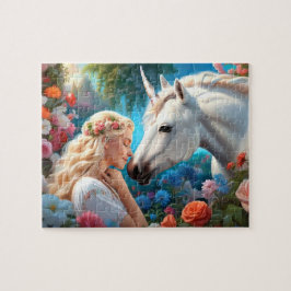 Die Liebe einer Prinzessin für ihr Einhorn