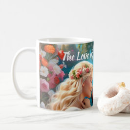 Die Liebe einer Prinzessin für ihr Einhorn Kaffeetasse