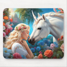 Die Liebe einer Prinzessin für ihr Einhorn Mousepad