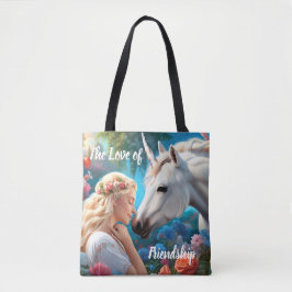 Die Liebe einer Prinzessin für ihr Einhorn Tasche