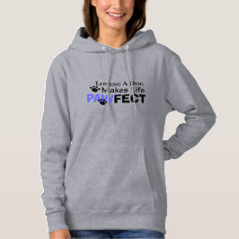 Die Liebe eines Hundes macht das Leben für Frauen Hoodie