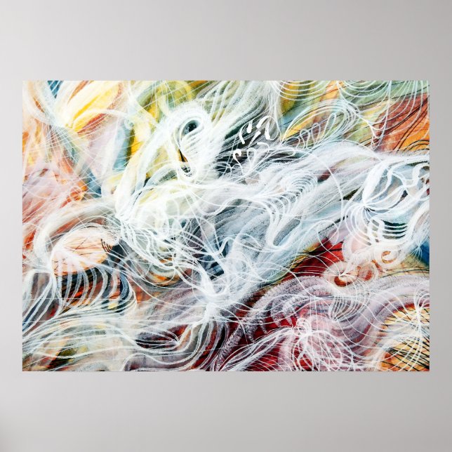 Die Liebe Gottes durch Georgiana Houghton Poster (Vorne)