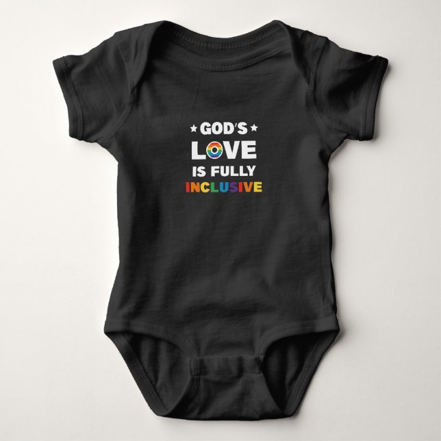 Die Liebe Gottes ist ein Monat voller inklusiver G Baby Strampler (Vorderseite)