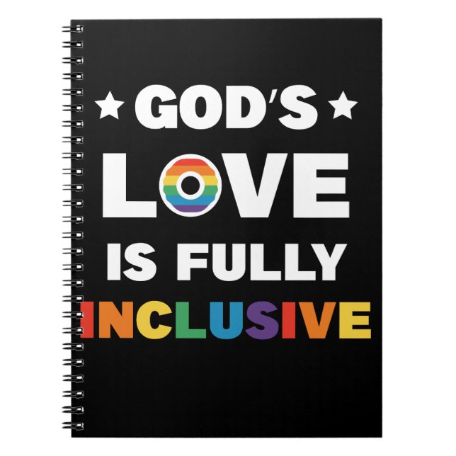 Die Liebe Gottes ist ein Monat voller inklusiver G Notizblock (Vorderseite)