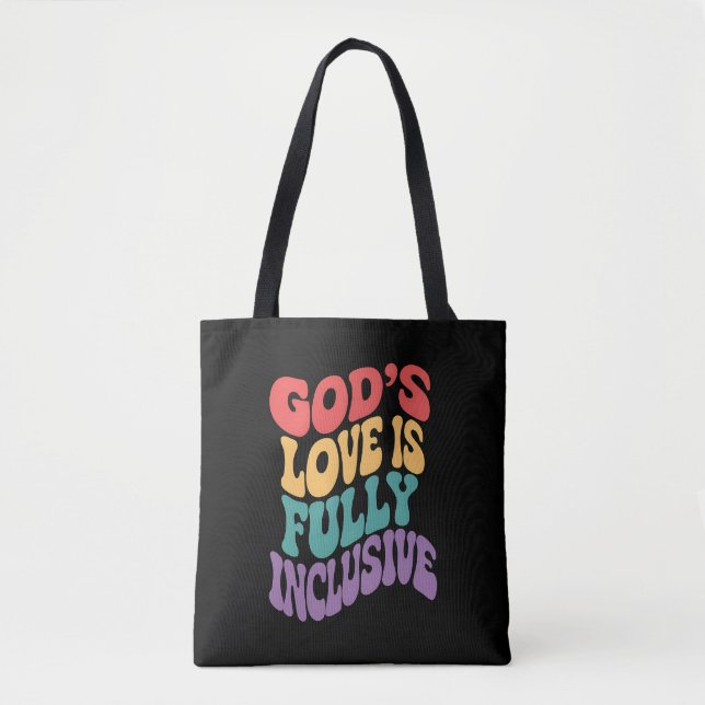 Die Liebe Gottes ist vollständig inklusiv Christli Tasche (Vorderseite)