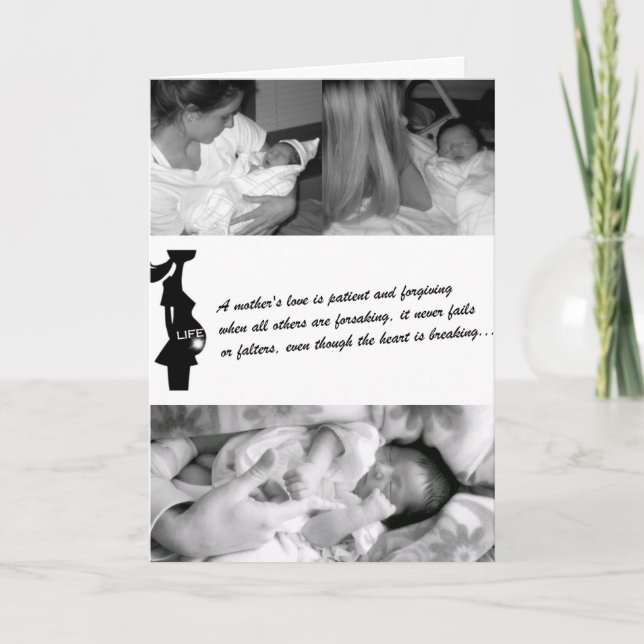 Die Liebe ihrer Mutter beide. Karte (Vorderseite)