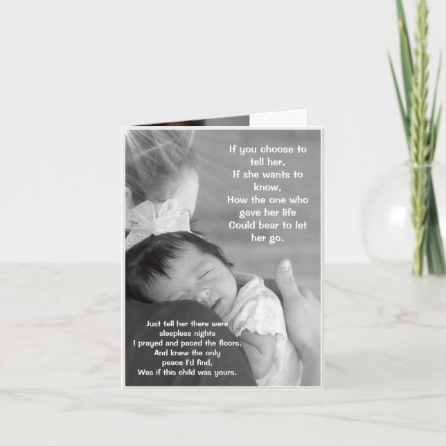 Die Liebe ihrer Mutter beide. Karte (Vorderseite)