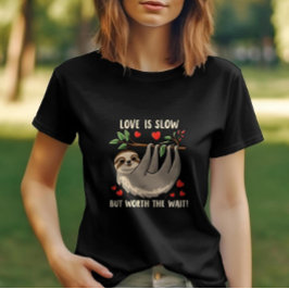 Die Liebe ist langsam, aber es lohnt sich die Nied T-Shirt