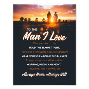 Die Liebe Mann I Für den Mann I Liebe, dass ich Fotodruck