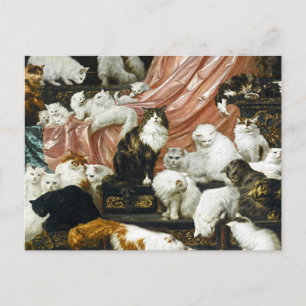 Die Liebe meiner Ehefrau von Carl Kahler Cat Postkarte