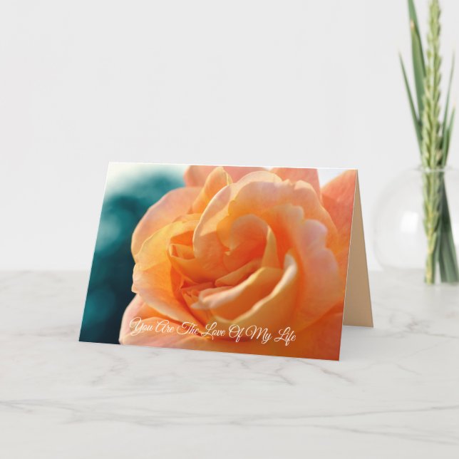 Die Liebe meines Lebens Karte (Vorderseite)