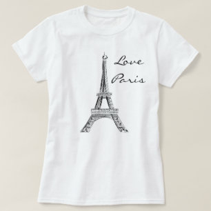 Die Liebe-Paris-T - Shirt der Frauen