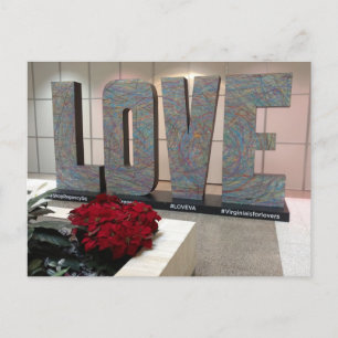 Die Liebe Sign Regency Square Richmond Virginia Postkarte