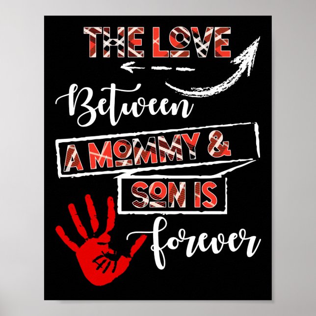 Die Liebe zwischen Mami und Sohn ist für immer Poster (Vorne)