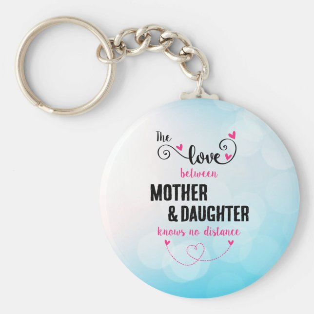 Die Liebe zwischen Mutter und Tochter Schlüsselanhänger (Vorne)