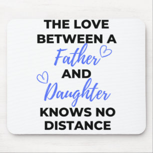 Die Liebe zwischen Vater und Tochter Black Mousepad