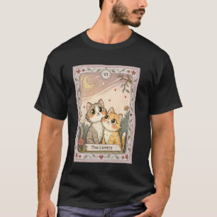 Die Liebenden Cozy Tarotkarte Niedliche Romantisch T-Shirt