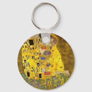 Die Liebenden küssen feine Kunst Acrylmalerei Schlüsselanhänger