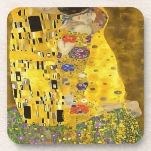 Die Liebenden küssen feine Kunst Acrylmalerei Untersetzer