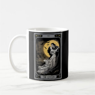 Die Liebenden Tarotkarte – Gothic Vampire Dracula  Kaffeetasse