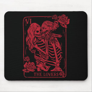Die Liebenden Tarotkarte Küsst Lesbische Seelensch Mousepad