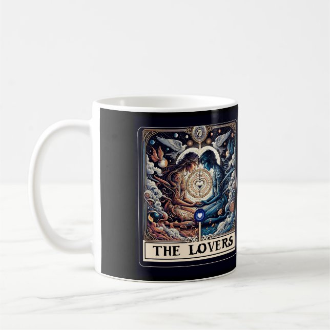 DIE LIEBER Tarot Celestial Man & Woman Seeleute Kaffeetasse (Links)