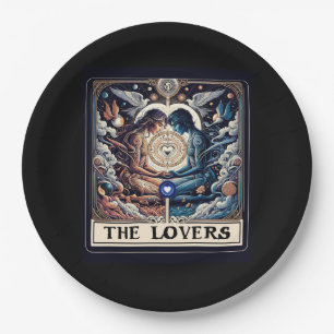 DIE LIEBER Tarot Celestial Man & Woman Seeleute Pappteller