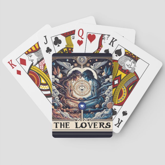 DIE LIEBER Tarot Celestial Man & Woman Seeleute Spielkarten (Rückseite)