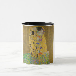 Die Liebhaber, sich küssend, Umarmung von Gustav K Tasse